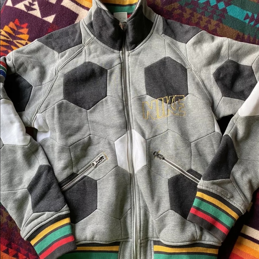 Nike Football Soccer S. Africa DISKI Rasta Jacket